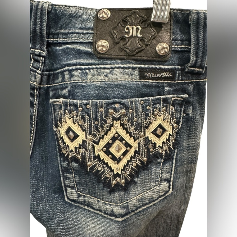Miss Me rigged jeans size 27 - Picture 6 of 11